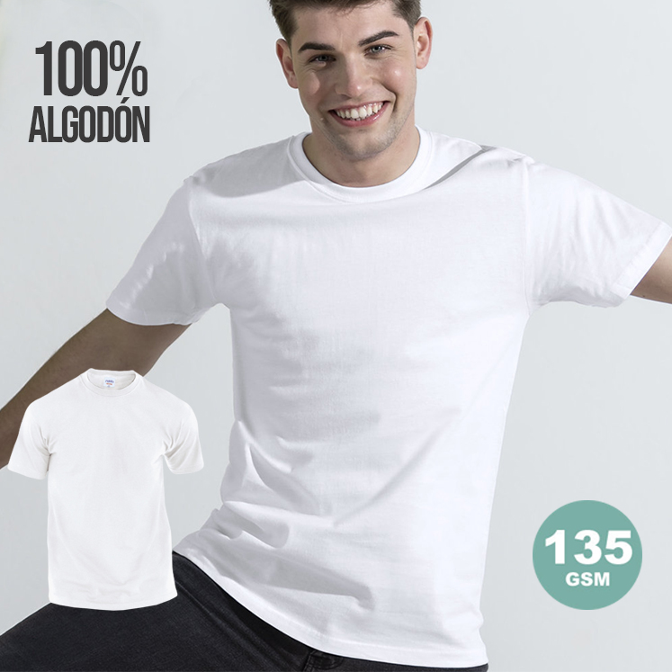 Camiseta Adulto Blanca Hecom