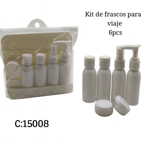 B55C15008 KIT DE FRASCOS PARA VIAJE